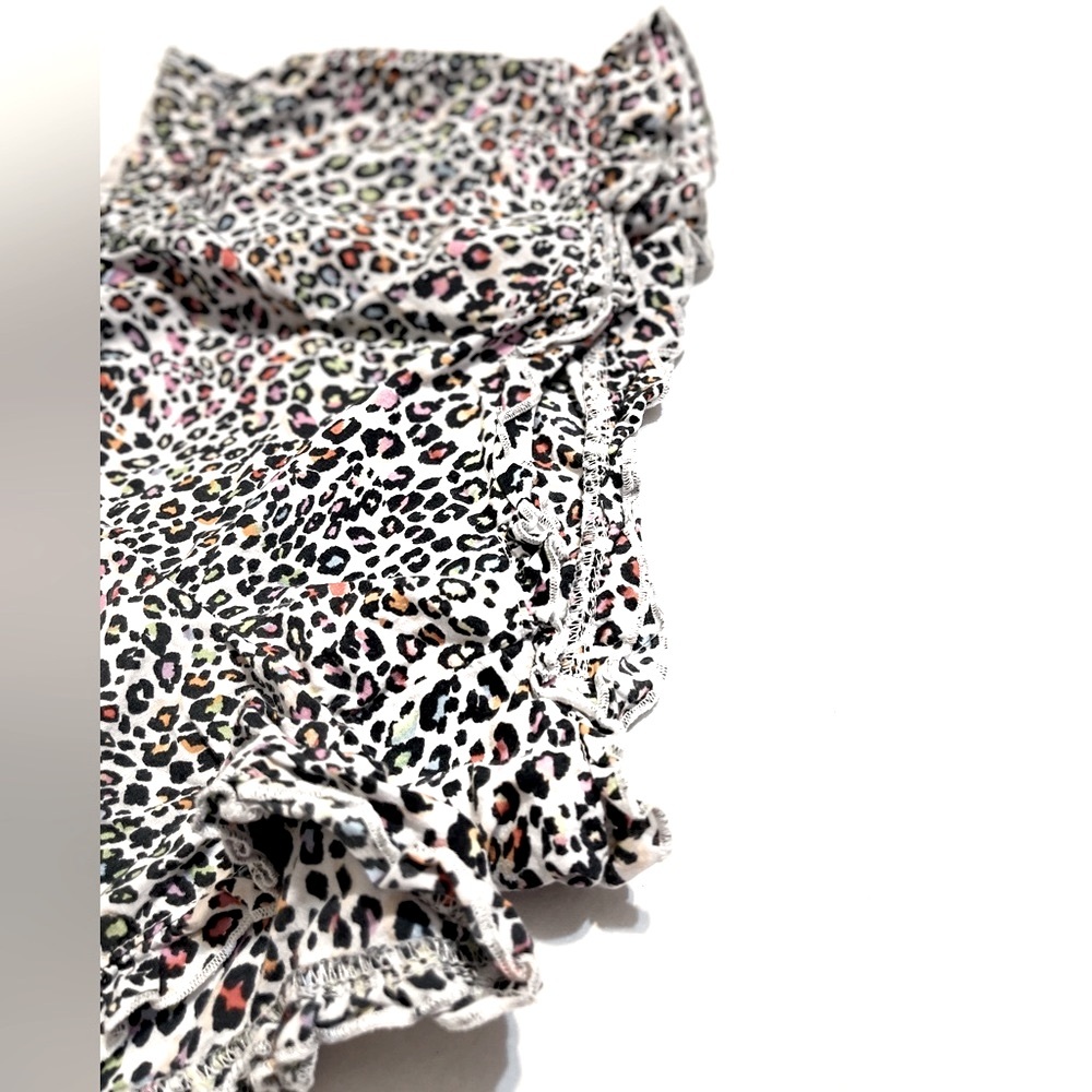 VS  Victoria’s Secret  Colorful Animal Print, Ruffle Edge  Sleep Shorts - Picture 5 of 11